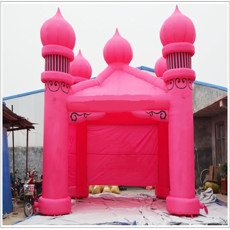 竞秀粉色帐篷